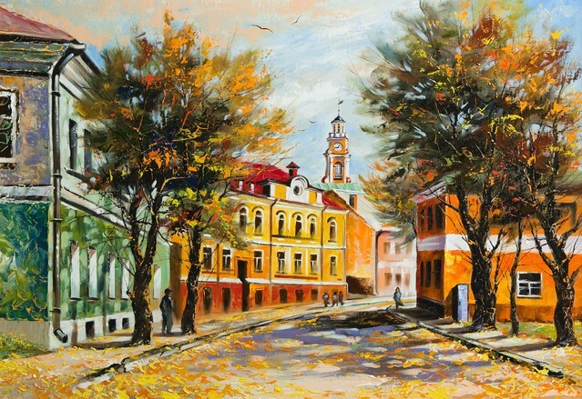 Ancient Vitebsk in the autumn